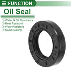 Set of 5 Oil Seal Rotary Shaft Seal NBR Rubber 30x50x10mm