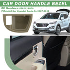 Rear Left Interior Door Handle Trim Bezel for Hyundai Santa Fe (2007–2012) Beige