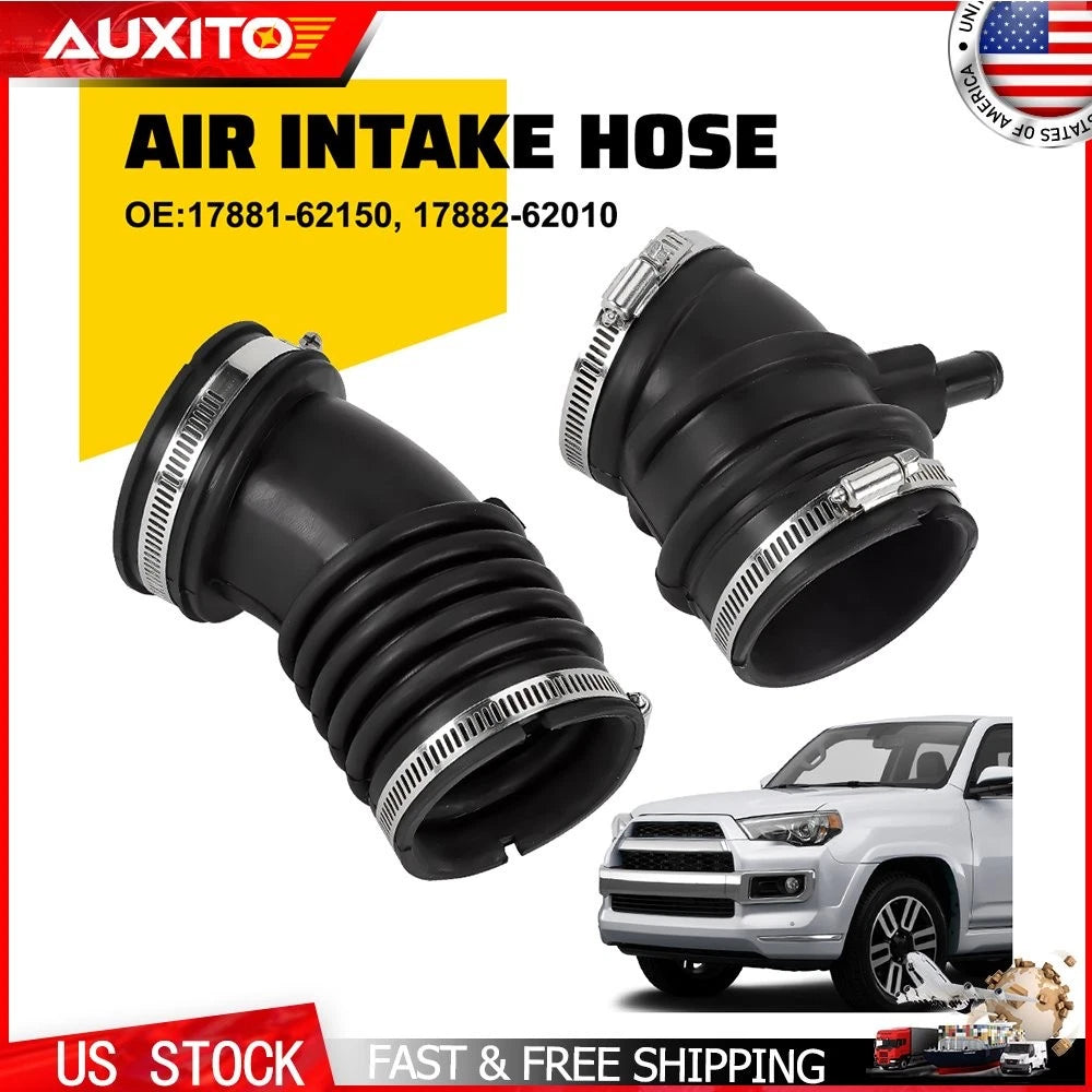 Set of 2 Air Intake Hoses for Toyota 4Runner (1999–2002) 3.4L V6 17881-62150