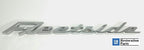 Rear Bed Script Emblem with Hardware Replacement for Chevy Truck Fleetside (1958–1959)