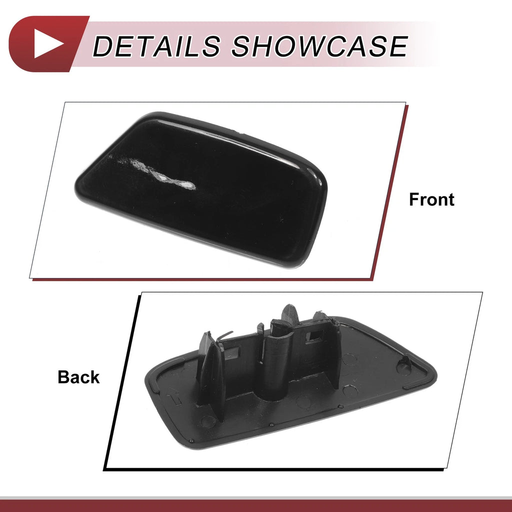 Front Left Washer Nozzle Cover Cap for Subaru Forester (2009–2012) Black