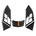 5 Pcs Carbon Fiber Steering Wheel Cover Trim for BMW 5 Series (2003-2010)