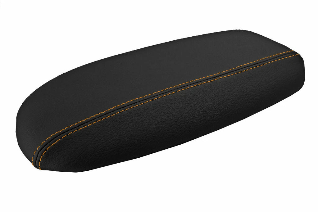 Console Lid Pull Over Cover for Ford Mustang (1994–2004) Orange Stitch
