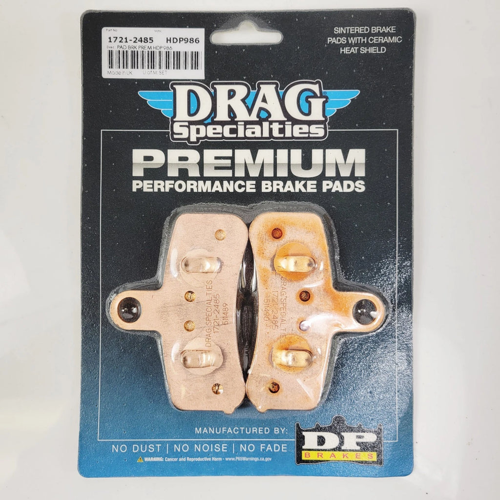 Sintered Metal Front Brake Pads for Harley Dyna (2008–2017) 1721-2485