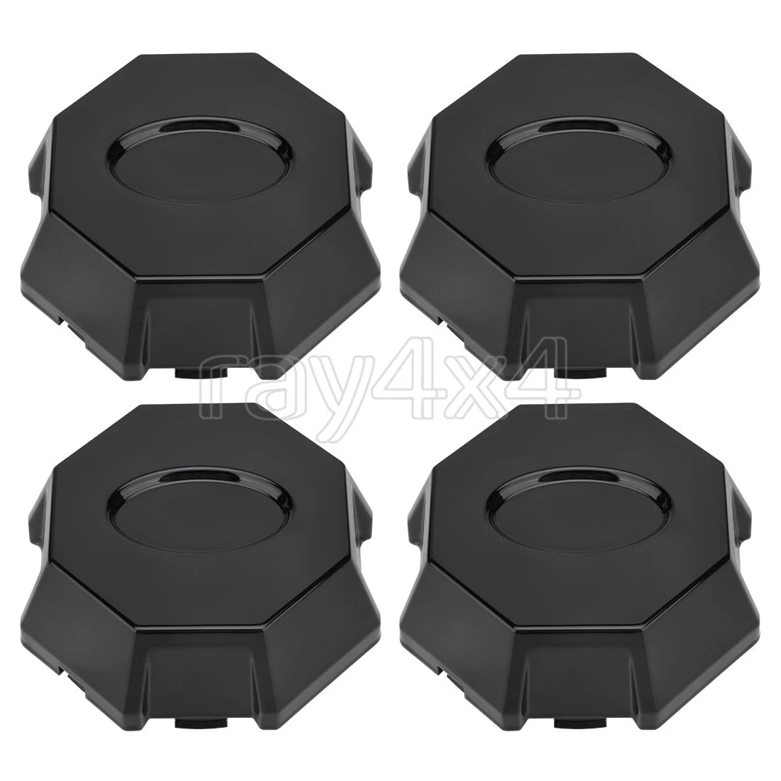 Set of 4 Wheel Center Caps for Polaris Ranger 570 4x4 (2015)
