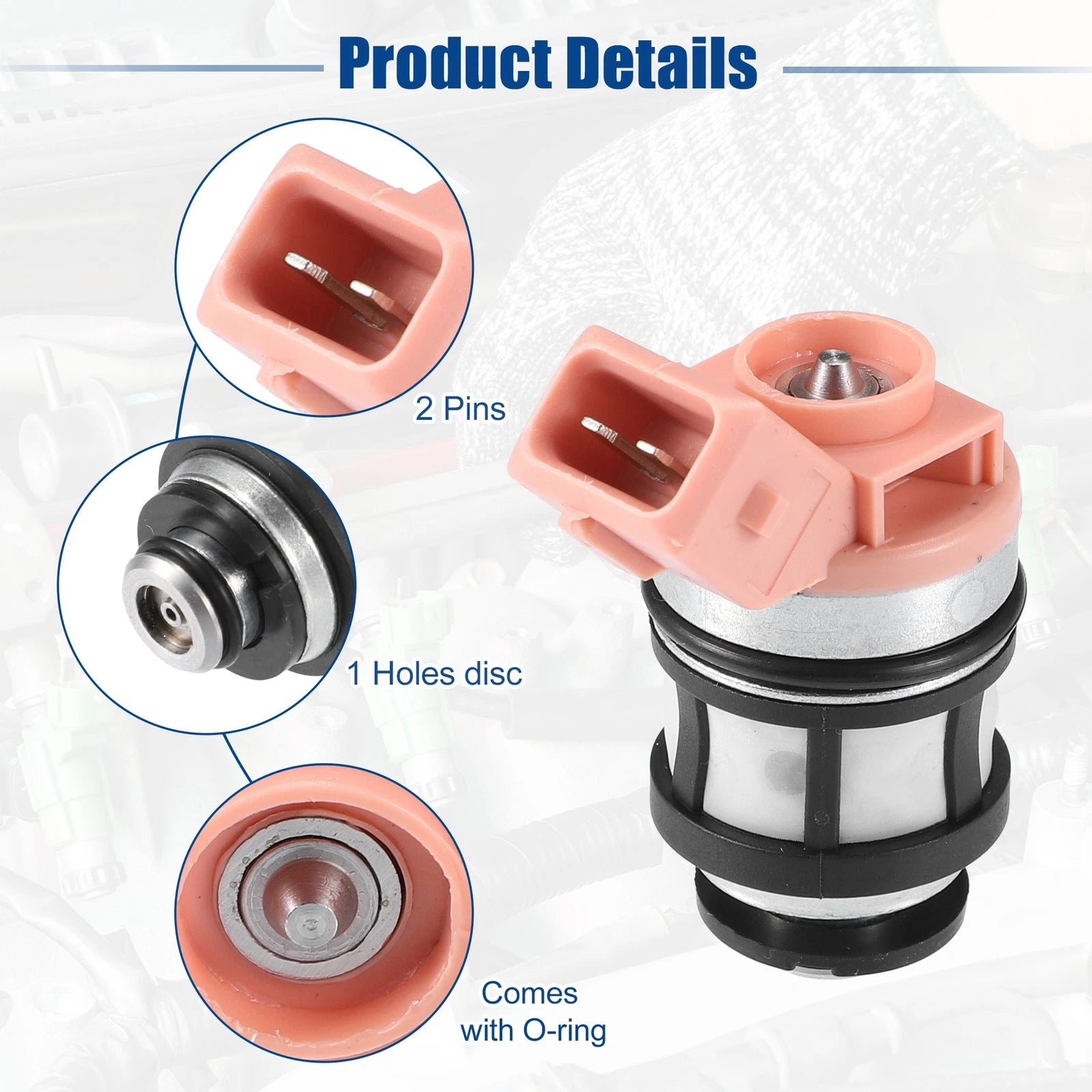 6X Fuel Injector Nozzle for Nissan Hardbody Pickup 3.0L V6 (1994)