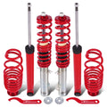 Coilover Suspension Struts for VW Volkswagen Golf MK4 1.9 TDi FWD Shocks Red