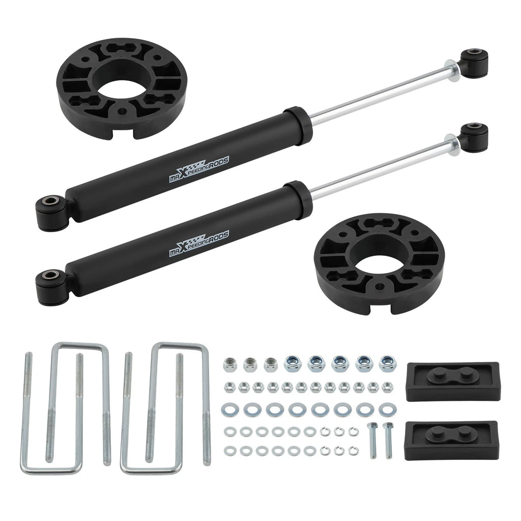 2 Inch Suspension Lift Kit for Ford F-150 2WD 4WD (2009–2020) Shocks + Strut Extensions