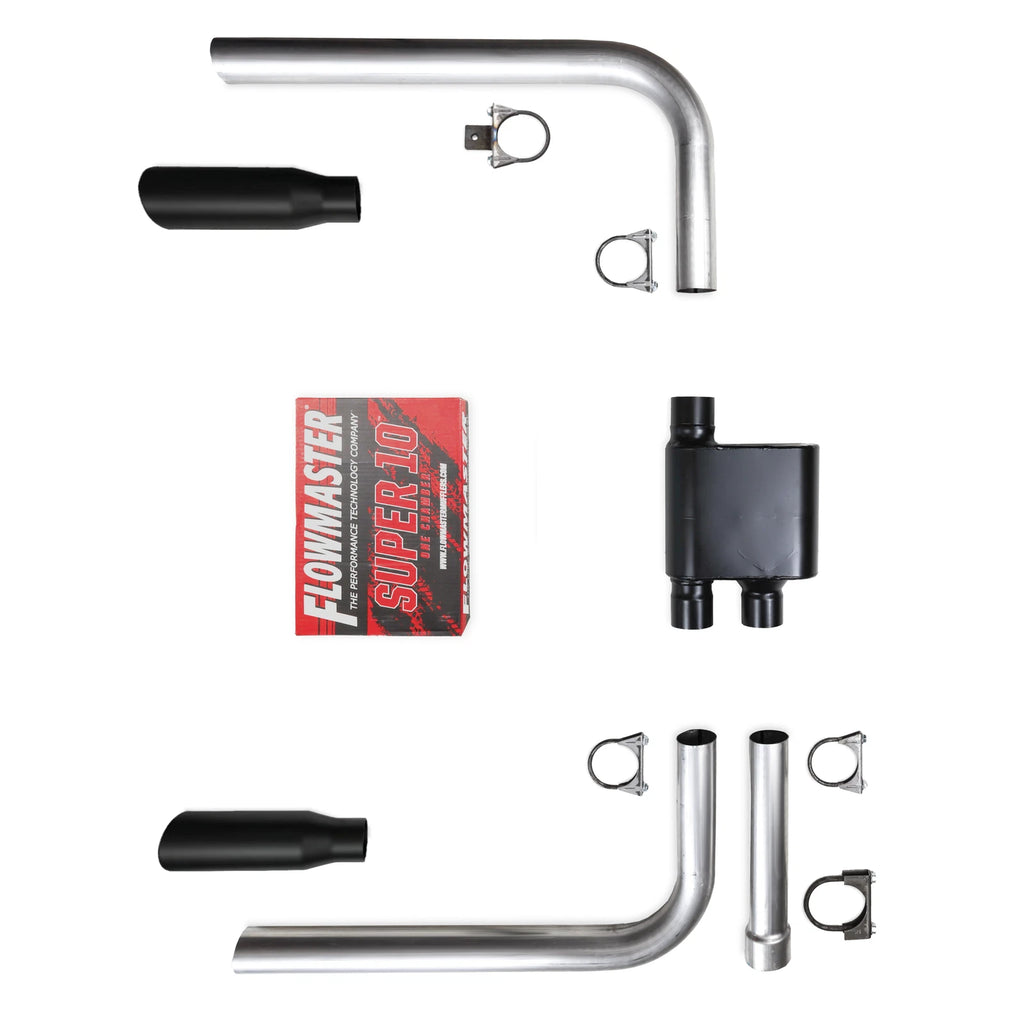 Exhaust System for Camaro Firebird (1982–1992) with Flowmaster Super 10 Tips