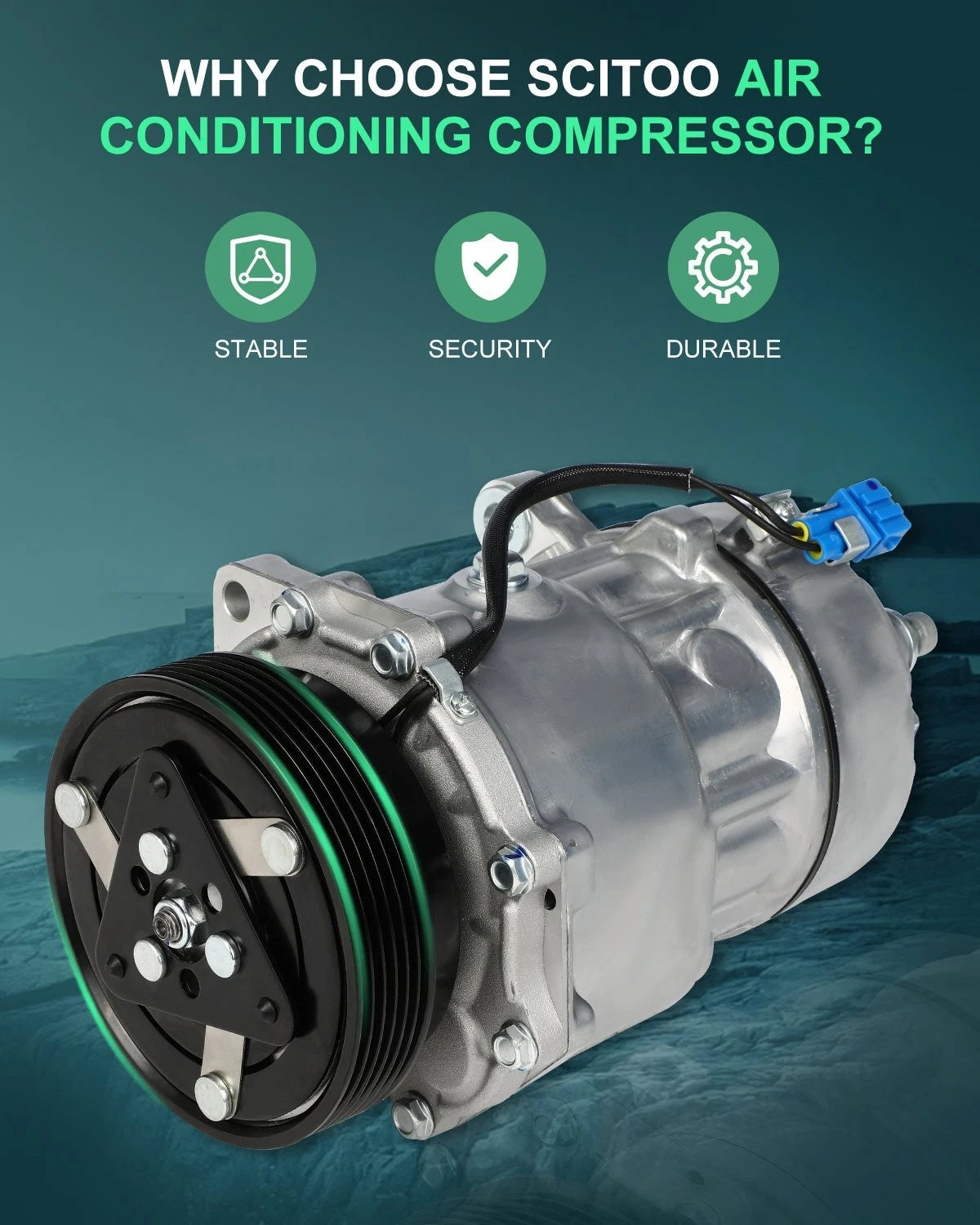 A/C Compressor for Volkswagen Golf Jetta (1999–2000) CO 1206JC