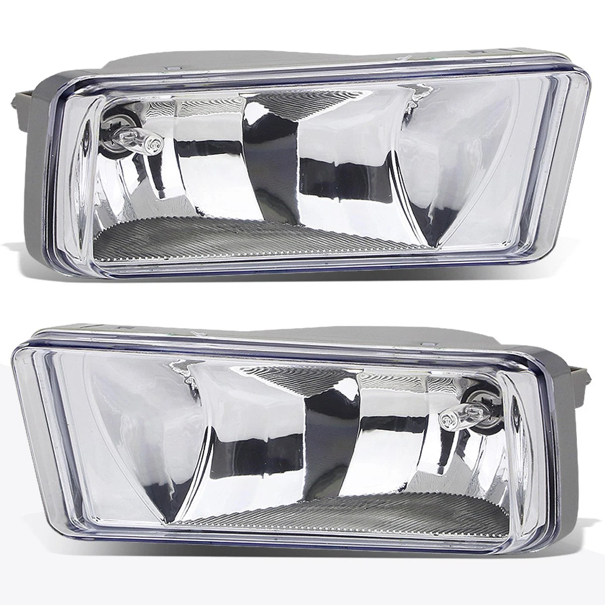 Clear Lens Bumper Fog Lights Pair for Chevy Silverado/Tahoe/Suburban (2007–2015)