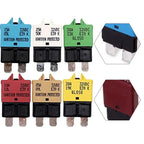 6X Manual Reset Circuit Breaker Set for Trucks & Marine Vehicles