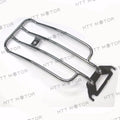 Chrome Solo Seat Luggage Rear Fender Rack & Bolt for Harley Touring (1998–2006)