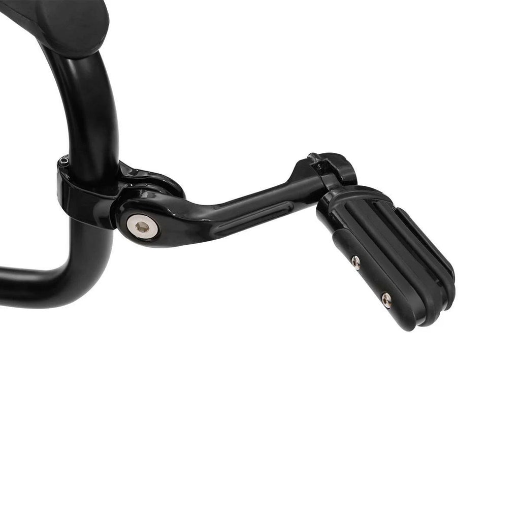 1-1/4" Long Angled Adjustable Highway Foot Pegs for Harley (Universal)