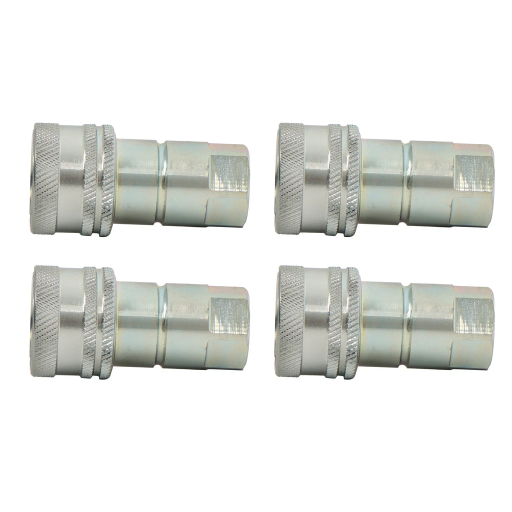 Set of 4 Hydraulic Quick Couplers for John Deere 1023 1025