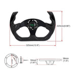 13" U-Shape Flat Drift Racing Steering Wheel for Universal Fit