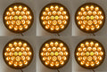 LED Park Lights 4 Inch Pearl Amber Replacement for Universal Trailer (—)