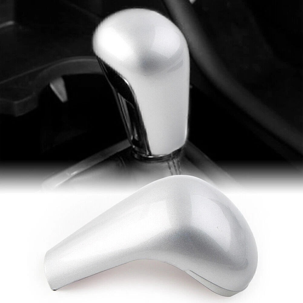 Console Gear Shift Knob Cover Trim for Mazda 3 Axela (2020–2021) Silver