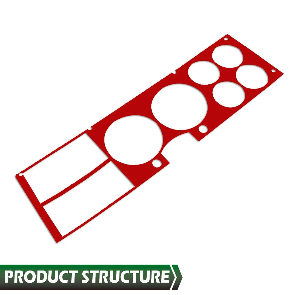 Aluminum Dash Bezel Insert for Chevy GMC Truck Blazer Suburban (1981–1987)