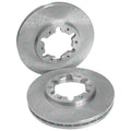 2 Front Disc Brake Rotors for Nissan Patrol GU Y61 4x4 1997 to 2016 incl Safari