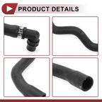 Heater Hose for Mercedes Benz W212 W204 W207 (2010-2016) - Rubber Black