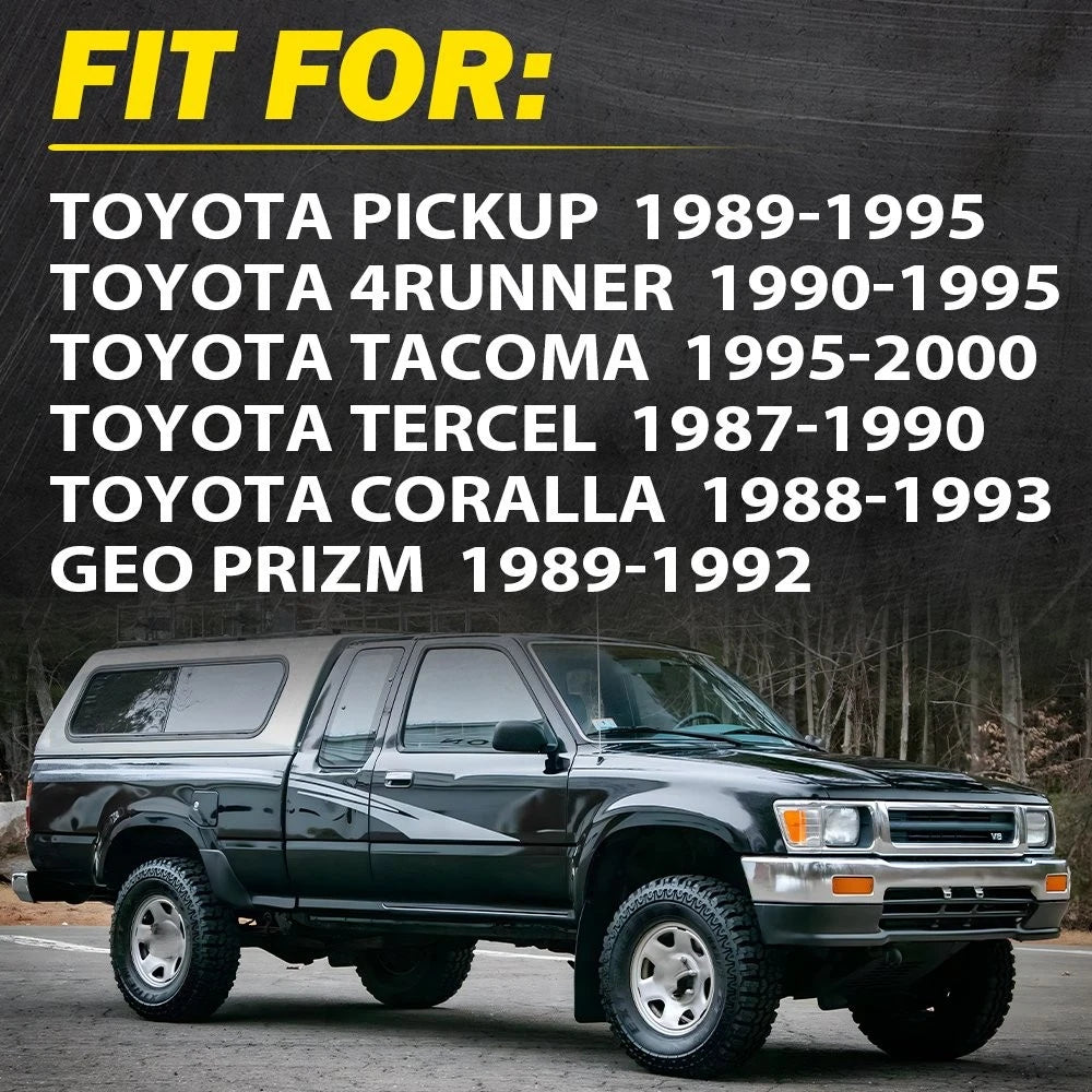 Front Rear Inside Door Handles for Toyota Tacoma (1995–2000) 4Runner (1990–1995) Black EXV