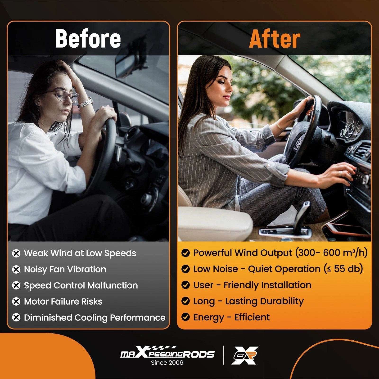 HVAC Heater Blower Motor for BMW E46 320i 328i 328Ci 330Ci (1998–2006)