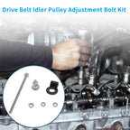 Set of 4 Drive Belt Idler Pulley Adjustment Bolt Kit for Subaru Forester (2003–2005)