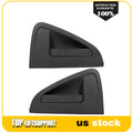 Set of 2 Rear Black Exterior Door Handles for Chevrolet Spark (2013–2016)