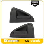 Set of 2 Rear Black Exterior Door Handles for Chevrolet Spark (2013–2016)