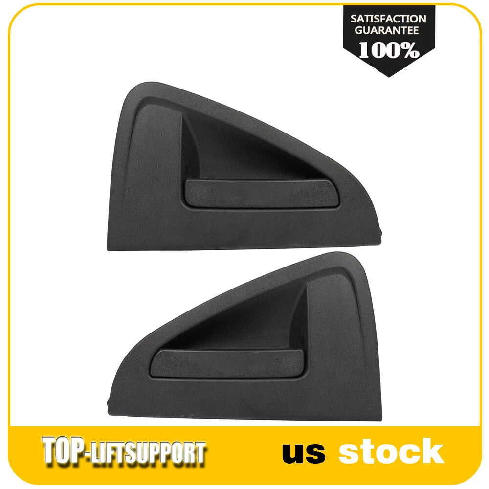 Set of 2 Rear Black Exterior Door Handles for Chevrolet Spark (2013–2016)