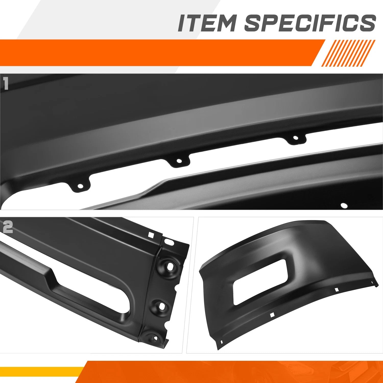 Set of 2 Manual Telescoping Towing Mirrors for Ford E150-E550 (2003–2014)