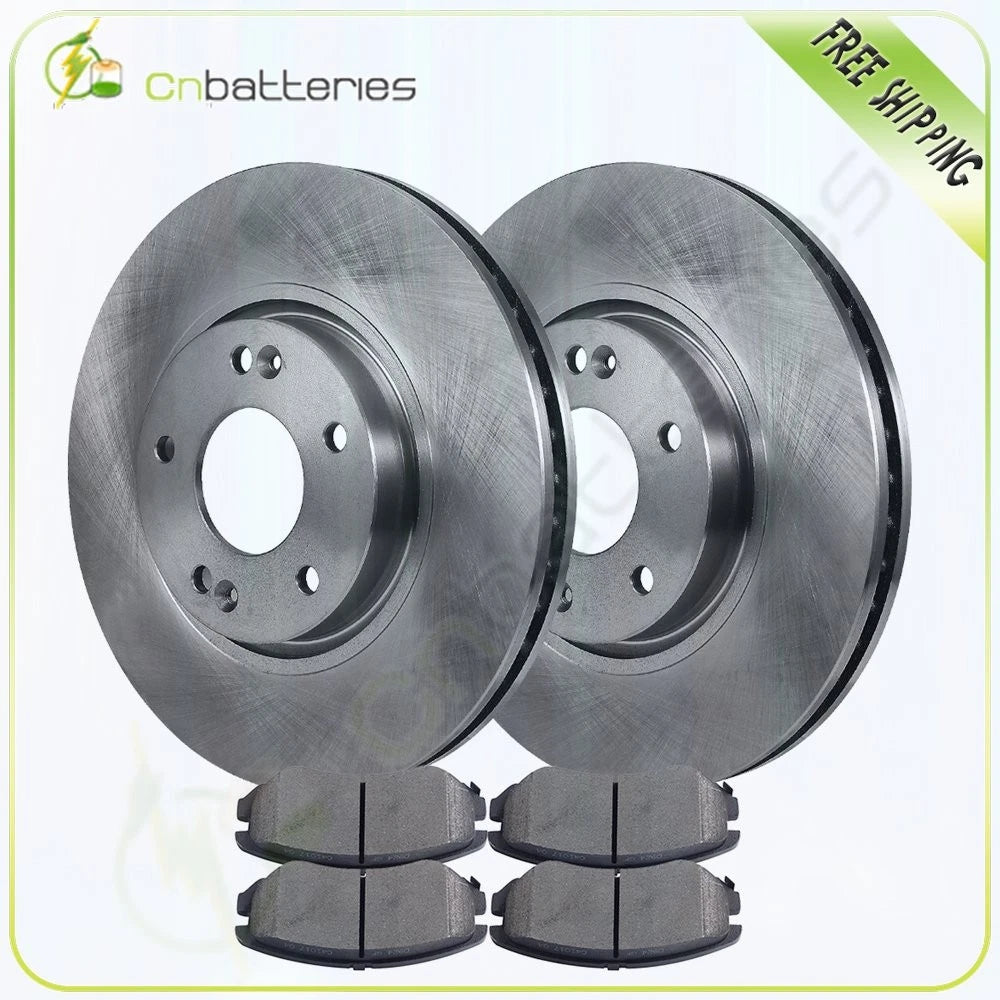 Front Brake Pads and Rotors for Hyundai Sonata (2009–2010)