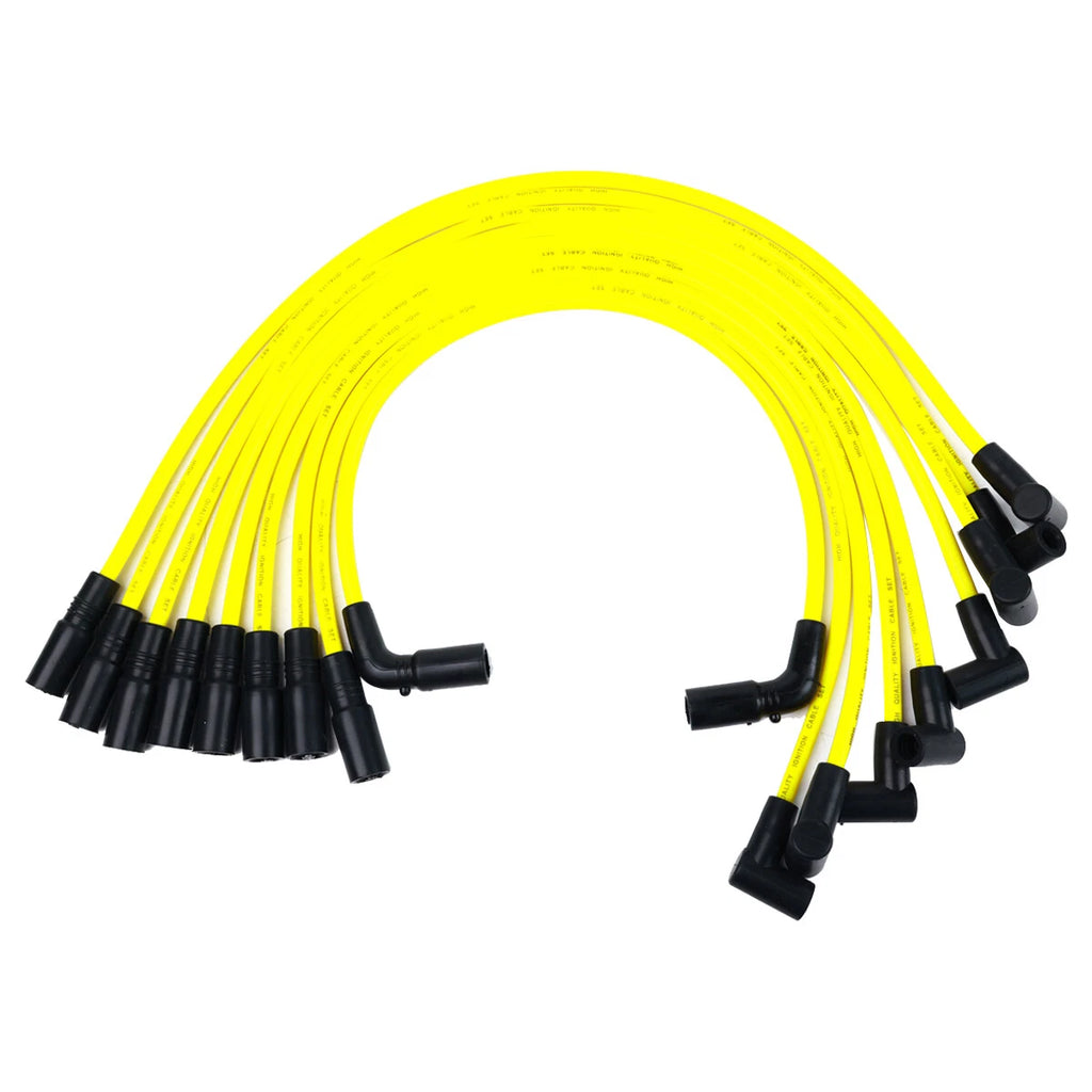 Yellow Spark Plug Wire + Plug for Chevy C1500 K1500 GMC 5.7L 5.0L (1996–1999)