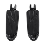 Black Driver Rider Foot Pegs for Harley Fat Bob Softail (2018-2025)