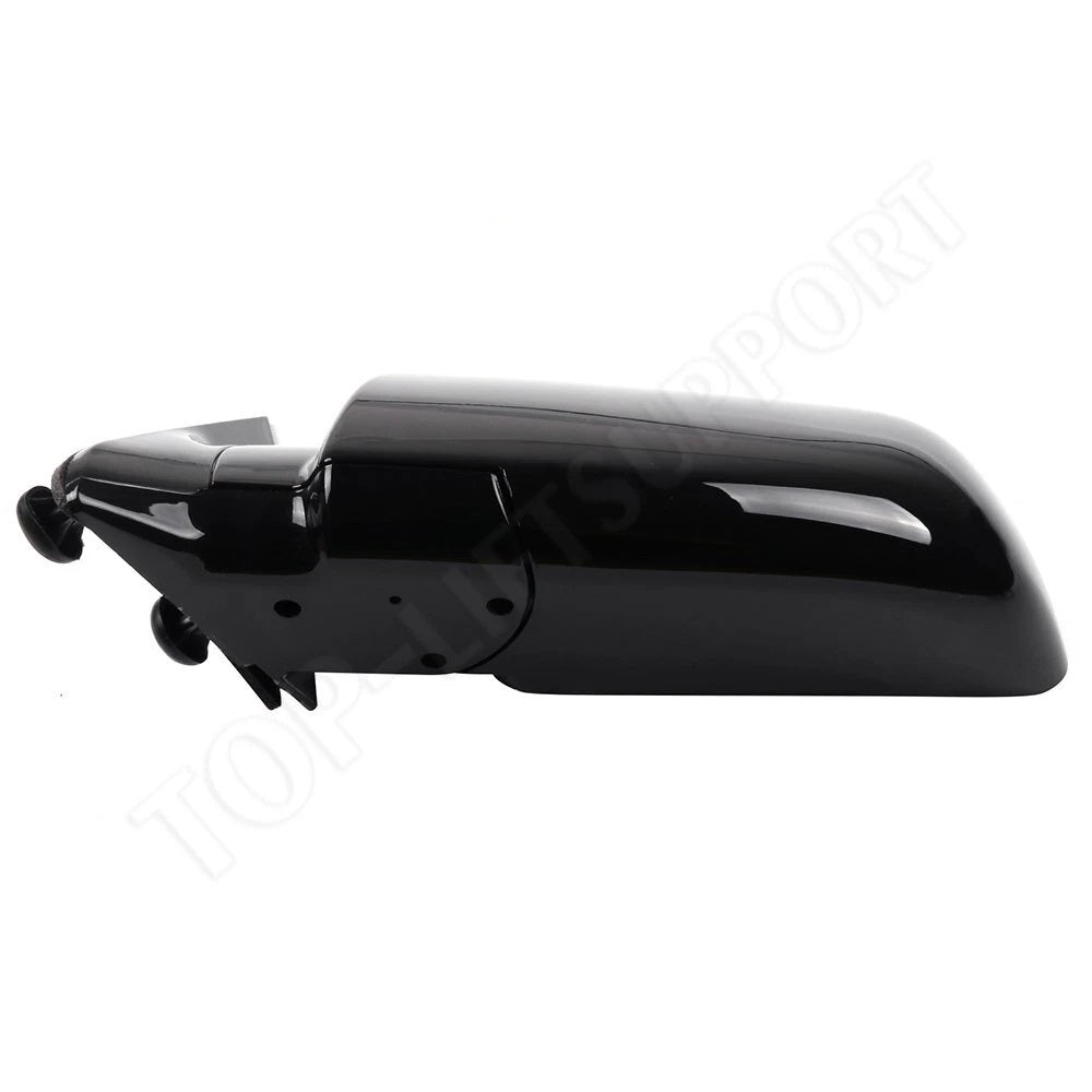 LH Side View Mirror for GMC Chevy Pickup Truck (1988–1998) Manual Fold Black