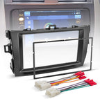 Double Din Dash Kit with Radio Wire Harness for Toyota Corolla (2009–2013)