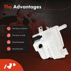 Windshield Washer Reservoir with Cap, Pump & Sensor for Ford Focus (2012-2018)