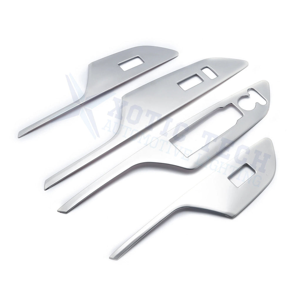 Stainless Inner Door Window Lift Switch Panel Cover Trim for Honda Civic (2016-2021)