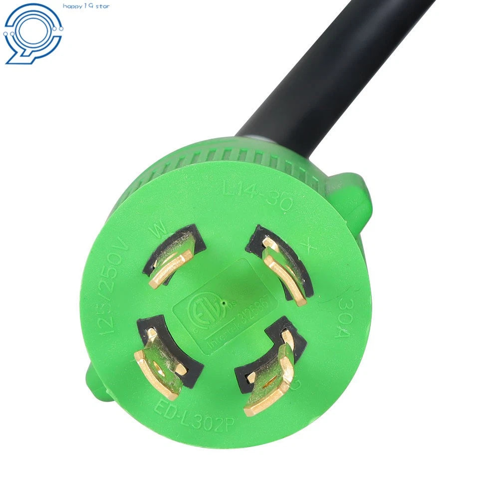 50ft Generator Extension Cord for NEMA L14-30P to L14-30R