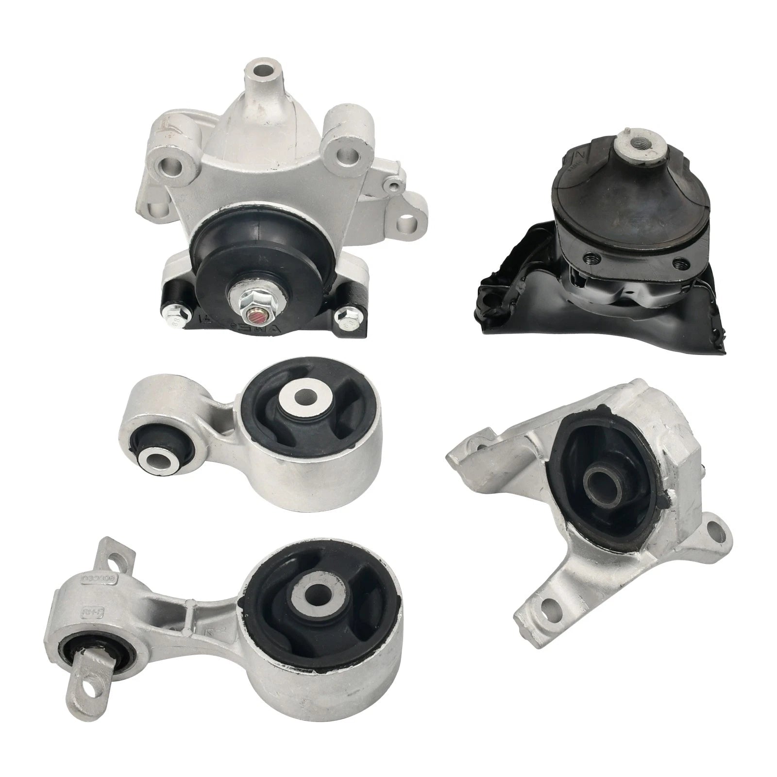 5PCS Hydraulic Motor & Trans Mount for Honda Civic 2006–2011 2.0L