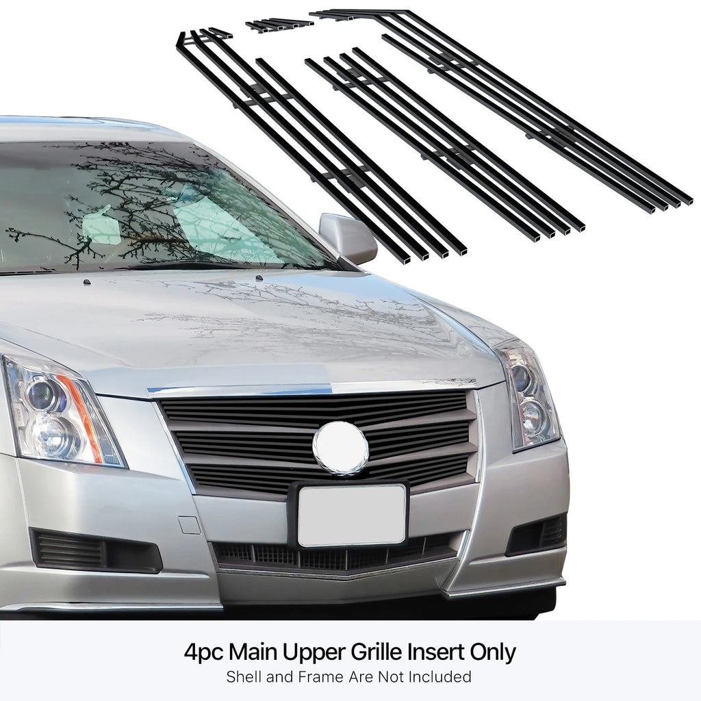 Stainless Black Horizontal Billet Grille for Cadillac CTS (2008-2011)