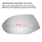 Heated Mirror Glass Replacement for Audi A7 (2010–2018)