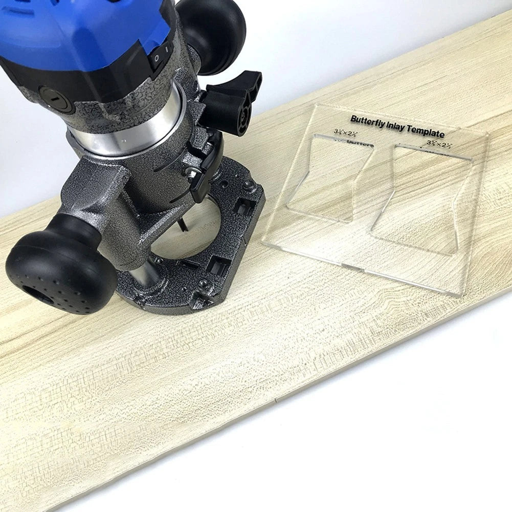 Butterfly Key Decorative Inlay Template for Woodworking