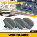 Set of 3 A/C Heater Blower Speed Control Knobs for GMC Sierra 1500 2500 3500 (1995–1998)