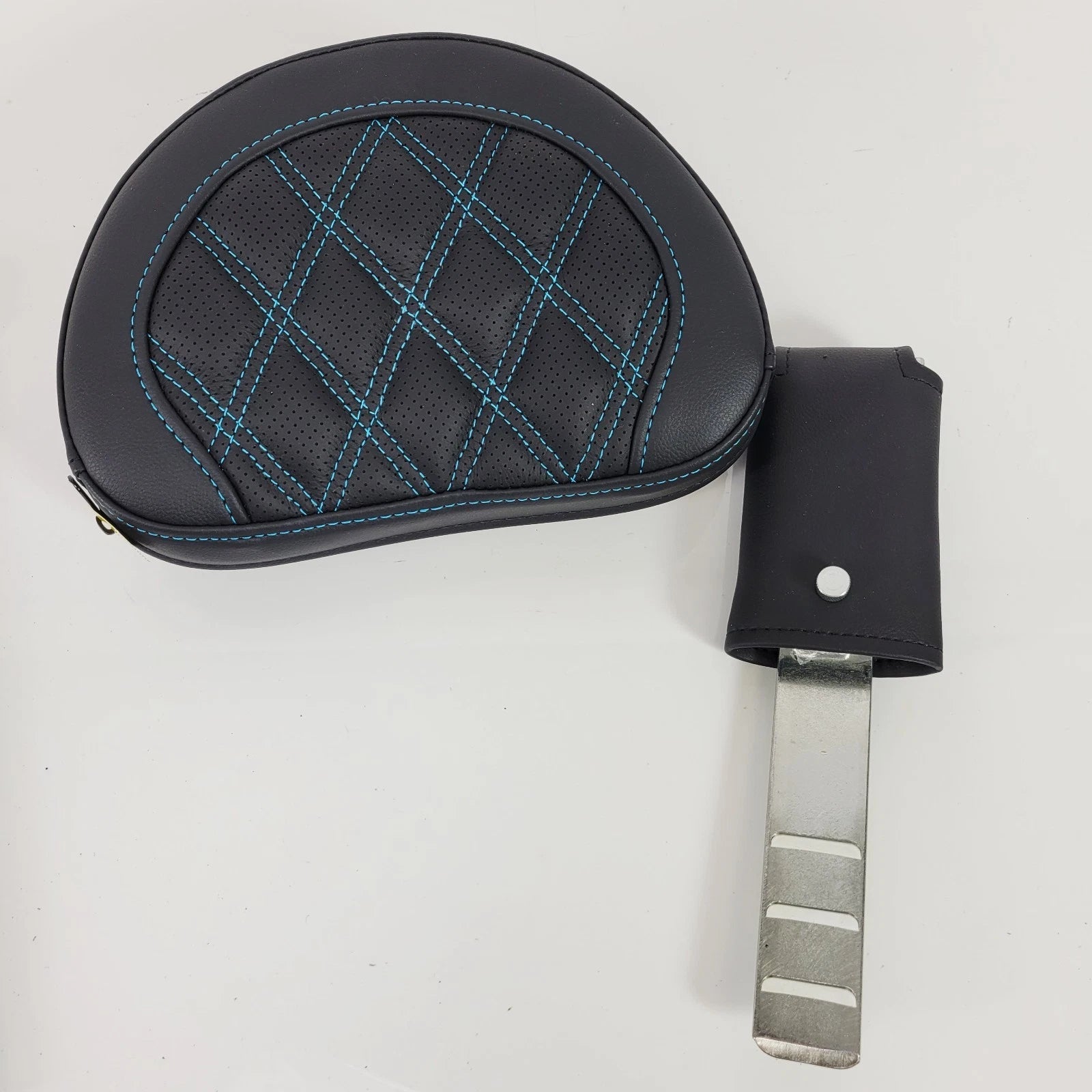 Saddlemen Backrest for Harley-Davidson Touring (2008–2023) - TEAL Lattice Stitch