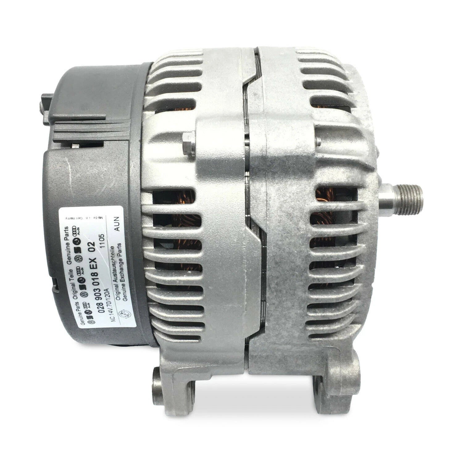 120Amp Alternator for Audi TT Quattro, Volkswagen Golf, Jetta, Beetle (2000–2015)