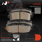 Disc Brake Rotor & Ceramic Pad Set for Chrysler Jeep Cherokee