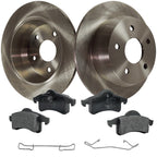 Brake Rotor and Pad Kit for Jeep Grand Cherokee (1999–2004) Set of 3