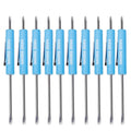 10X Mini Pocket Screwdriver Set with Magnet and Clip